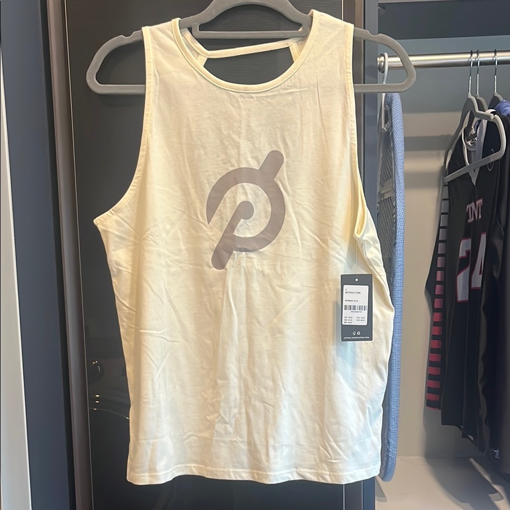 Peloton Cream Tank Top